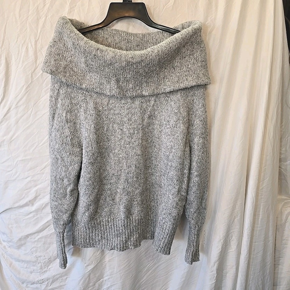 Pinch Marbled Light Gray Cowl Neck Pullover‎ Sweater Women's Size S